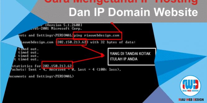 Cara Mengetahui IP Hosting Dan IP Domain Website 1