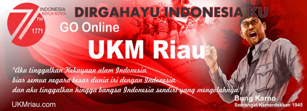 banner HUT RI 71 UKM riau