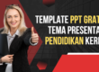 Template PPT gratis Tema Presentasi Pendidikan Keren
