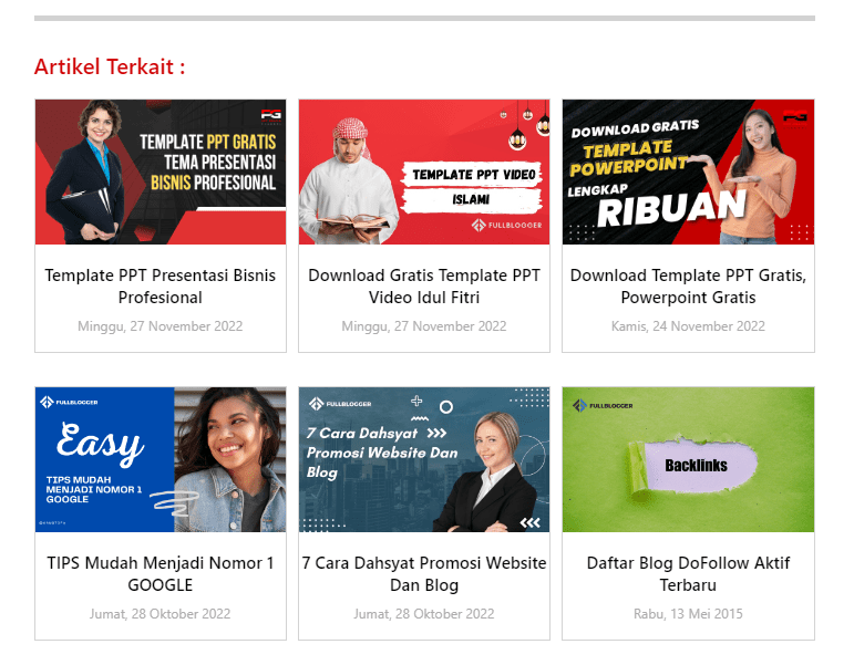 Membuat Related Post